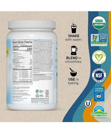Garden of Life RAW Organic Meal Shake & Replacement - Vanilla 34.2 oz (969 g) | Nutrient-Dense Superfood - Buy Online on SooperMarket.com