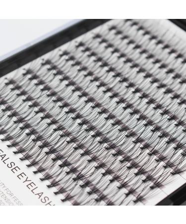 Bodermincer 20D 8-20mm To Choose Professional Makeup Individual Cluster Eyelashes Grafting Fake False Eyelashes Eyelash Extension Individual Eyelash Bunche (20D-14mm)