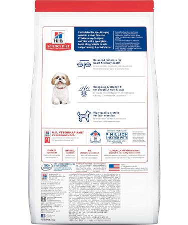 Hill's Science Diet Adult Healthy Mobility Small Bites Dry Dog Food 4 lb Bag & Senior 7+ Small Bites Dry Dog Food Chicken Meal Barley & Brown Rice Recipe 5 lb Bag - Buy Online on SooperMarket.com