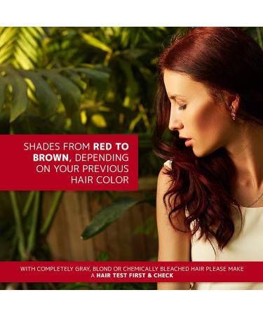 Orientana Organic Henna Hair Color - Mahogany Red | 100% Vegan & Natural Plant-Based Powder | 100g for Lustrous Long Hair - Buy Online on SooperMarket.com