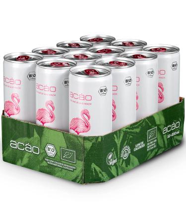 Buy Ac o Pink Grapefruit Organic Drink | 12-Pack 250ml Cans | Low-Calorie Vegan Energy Alternative | Eco-Friendly & Bio-Certified - Buy Online on SooperMarket.com