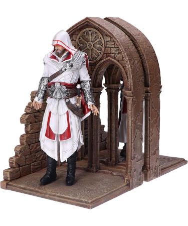 Shop Nemesis Now Official Assassins Creed Altair & Ezio Library Gaming Bookends | Resin 24cm - International Shipping - Buy Online on SooperMarket.com