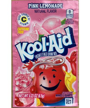 Kool Aid Pink Lemonade Unsweetened Drink 6.5g | Pack Of 6