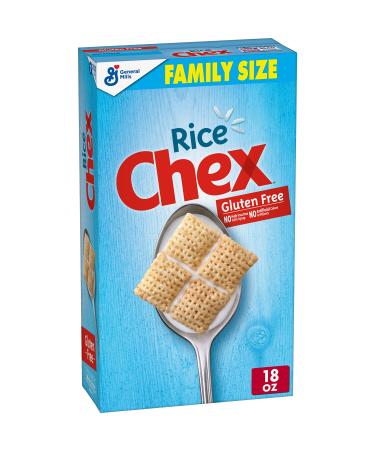 Rice Chex Breakfast Cereal, Gluten Free, 18 oz 1.12 Pound (Pack of 1)