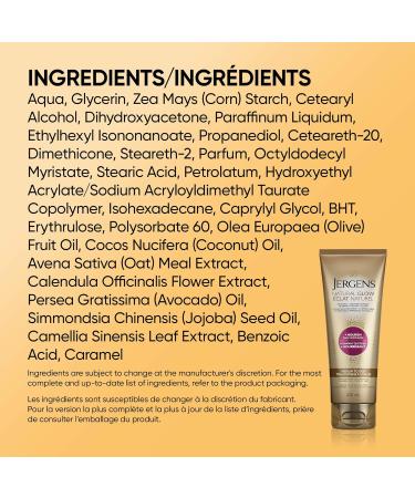 Jergens Natural Glow +Nourish Daily Moisturizer & Gradual Sunless Self Tanning Body Lotion for Dry Skin Medium to Deep Shade (220 mL) Medium to Deep Nourish - Buy Online on SooperMarket.com