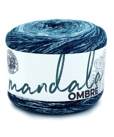 Lion Brand Yarn Mandala Ombr  Yarn with Vibrant Colors  Soft Yarn for Crocheting and Knitting  Harmony  1-Pack 1 Pack Harmony