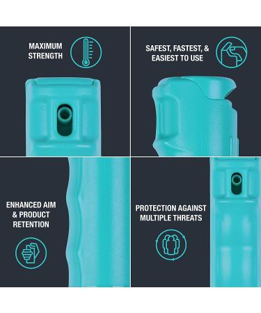 SABRE Pepper Spray 2 Pack - Maximum Police Strength OC Spray with Finger Grip and Key Ring for Easy Carry and Fast Access - Buy Online on SooperMarket.com