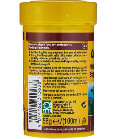 JBL Novogranomix XS Granules for Very Small Aquarium Fish - 100ml Pack | Ideal for 3-5 cm XXS Fish - Buy Online on SooperMarket.com