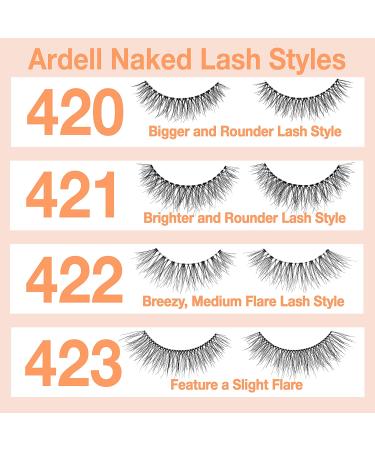 Ardell Naked Lashes 420 - Natural Look False Eyelashes for Effortless Glamour - Buy Online on SooperMarket.com