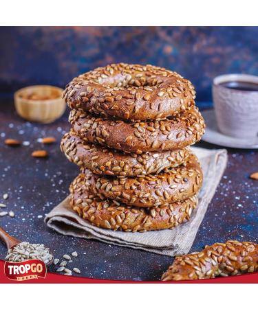 Tropgo Roasted Salted Sunflower Seed Kernels 125gr - Gluten Free Tub of Sun Flower Seeds - Non-GMO Seeds for Eating - Ready-to-Eat Snacks for Kids and Adults - Buy Online on SooperMarket.com