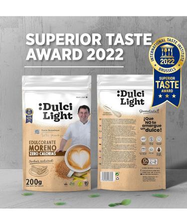 Dulci Light Cane Honey Sweetener - Natural Calorie-Free Sugar Substitute 2x200g for Drinks & Food - Buy Online on SooperMarket.com