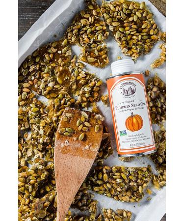 La Tourangelle Toasted Pumpkin Seed Oil - 8.45 fl oz (250 ml) | Gourmet Cooking Oil - Buy Online on SooperMarket.com