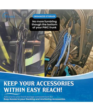 WAVESRX Soft Loops Jet Ski Cleats (7PK) | Secure Anchor Points for Docking | Ideal for WaveRunners, Seadoo & PWC - Buy Online on SooperMarket.com
