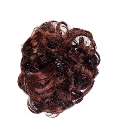 WIG ME UP Hairpiece - Synthetic Brown Mix Mahogany Chestnut Scrunchie Ponytail Hairband FQ-3122-4/33 - International Shipping Available - Buy Online on SooperMarket.com
