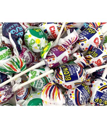 CrazyOutlet Charms Blow Pops Hard Candy Lollipops - Assorted Fruit Flavors - 2lb Bulk Pack (60 Count) - Buy Online on SooperMarket.com