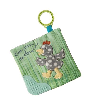 Mary Meyer Crinkle Teether Toy with Baby Paper and Squeaker  6 x 6-Inches  Rocky Chicken