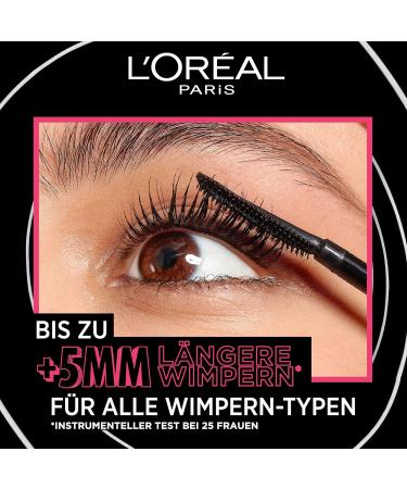 L'Or al Paris Mascara Double Pack - Long-Lasting 36 Hour Lift & Volume Telescopic Black 9.9ml Each | Shop Now! - Buy Online on SooperMarket.com