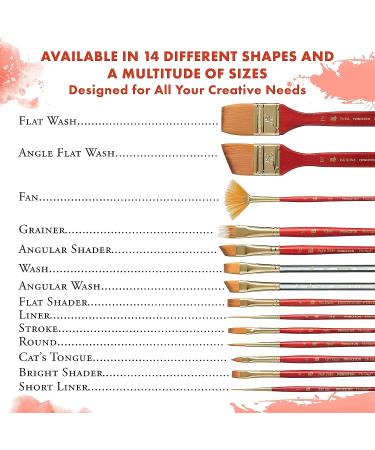 Princeton 4050 Synthetic Sable Watercolor Brush - Size 10 Round, Short Handle - Buy Online on SooperMarket.com