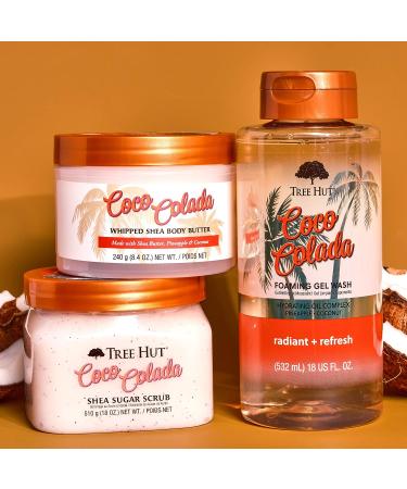 Tree Hut Coco Colada Foaming Gel Wash - 18 oz | Radiant & Refreshing - Buy Online on SooperMarket.com