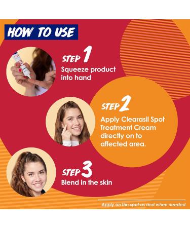 Clearasil Ultra Rapid Action Vanishing Acne Treatment Cream 1 oz - Pack of 2 - Buy Online on SooperMarket.com