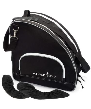 Athletico Skate Bag + Large Blade Cover (Black) Black Large