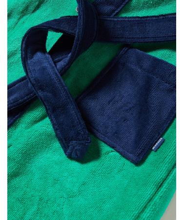 Schiesser Boys Terry Cloth Bathrobe for Baby & Toddler - Soft Green 128 | International Shipping Available - Buy Online on SooperMarket.com
