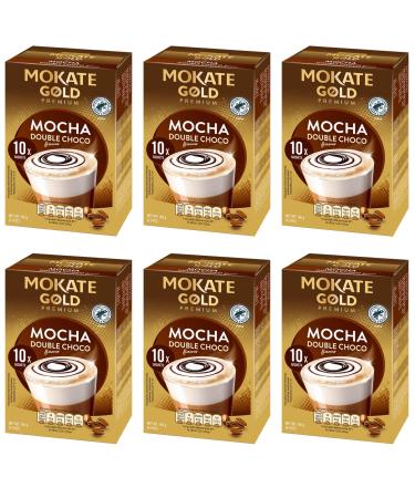 Mokate Gold Premium Mocha Double Choco Flavour Instant Coffee Drink *6x10x sachets 60 in Total