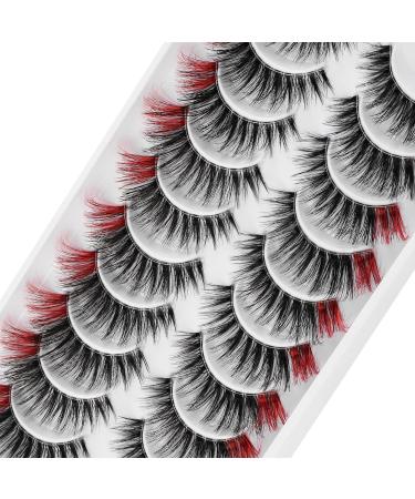 Shop 3D False Eyelashes - Handmade Natural Look Fluffy Multipack (10 Pairs) | DCA24 - Buy Online on SooperMarket.com