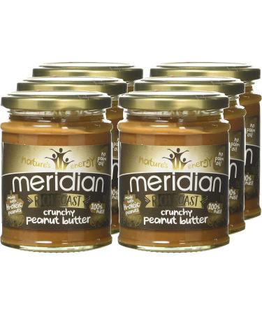 Meridian Foods Peanut Butter Rich Roast 280 g Crunchy 6 Units - Buy Online on SooperMarket.com
