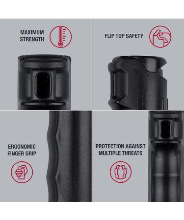SABRE Pepper Gel with Flip Top | Maximum Strength OC Spray | Snap Clip & Finger Grip | 25 Bursts | UV Marking Dye | Easy & Safe Black Pepper Gel - Buy Online on SooperMarket.com