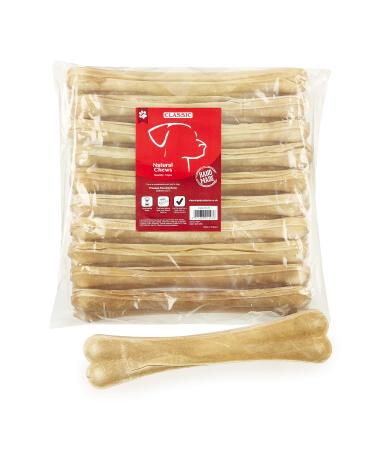 Classic Pet Products Rawhide Pressed Knuckle Bone for Dogs 305 mm Pack of 5