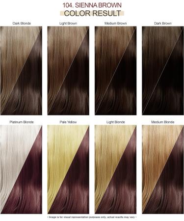 Adore Shining Semi Permanent Hair Colour 104 Sienna Brown Sienna Brown 104 118 ml (Pack of 1) - Buy Online on SooperMarket.com