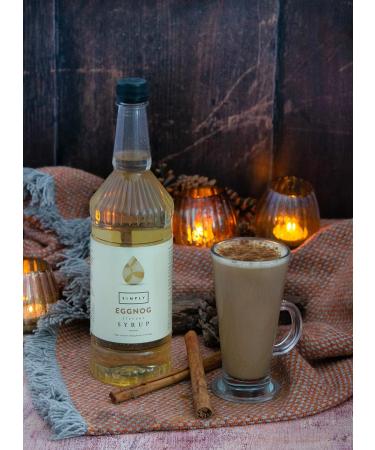 Simply Sugar Free Eggnog Syrup 1L - Low Calorie, Vegan & Nut Free for Coffee, Cocktails & Baking - Buy Online on SooperMarket.com
