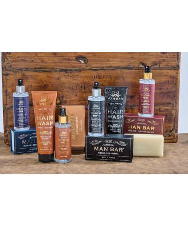 San Francisco Soap Company MAN BAR Cologne Mist Silver Sage and Bergamot - Long Lasting - Created with the Man in Mind - 6 fl oz - Buy Online on SooperMarket.com