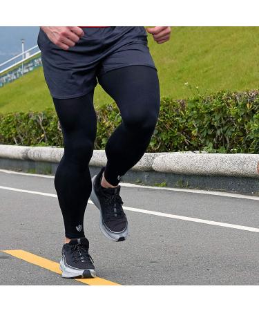 Vital Salveo Compression Full Leg Sleeve X-Large - 2 Pack, Thigh Calf Knee Support for Basketball, Black - Buy Online on SooperMarket.com
