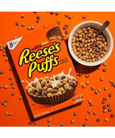 Reese's Puffs Cluster Crunch Cereal 11.9 oz - Delicious Breakfast Option - Buy Online on SooperMarket.com