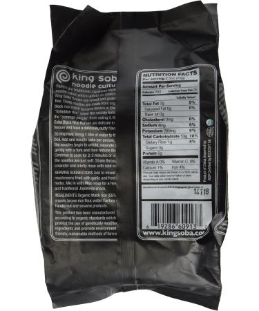 King Soba Organic Black Rice Ramen Noodles 280 g - Buy Online on SooperMarket.com