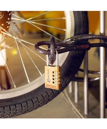 VIGO Sports Panzer Loop Cable Lock 2m - 10mm Thick Weatherproof & Durable Security Solution for Bikes Grills Garden Furniture & Strollers - Prevent Theft! - Buy Online on SooperMarket.com