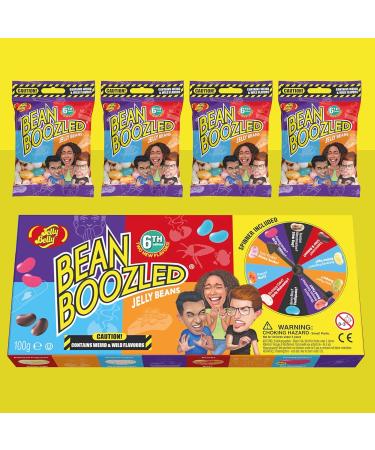 Jelly Belly Beans BoozLed Frolle - 6th Gen Set (100g + 4x54g) | Nasty Taste Duels - Perfect for Parties & Game Nights - Buy Online on SooperMarket.com