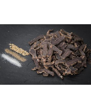 Sliced Biltong 1kg: Natural Spicy Beef Biltong by The Biltong Company | High Protein & Keto Diet Approved Snack - Lean Biltong Jerky Alternative (1kg Pack) - Buy Online on SooperMarket.com