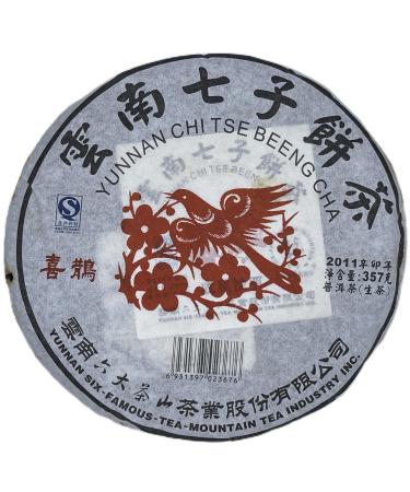 Pu-erh tea 2011 SIX FAMOUS TEA MOUNTAIN magpie 357 Raw