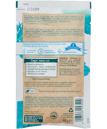 Kneipp Bath Crystals Goodbye Stress - Relaxing Soak 60g | Best International Shipping - Buy Online on SooperMarket.com