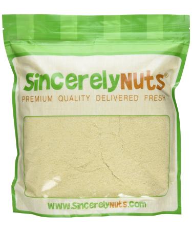 Sincerely Nuts Blanched Almond Flour for Baking, 3 lb - Gluten Free Non-GMO Low Carb Flour for Keto, Paleo & Zero Grain Diets - Kosher Fine Almond Meal Powder for Tortillas, Bread, Pizza Crust & Cake 3 LBs