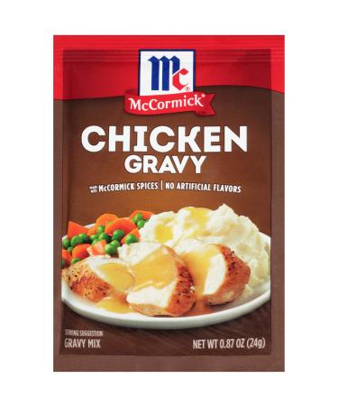 McCormick Chicken Gravy Mix, 0.87 oz (Pack of 24)