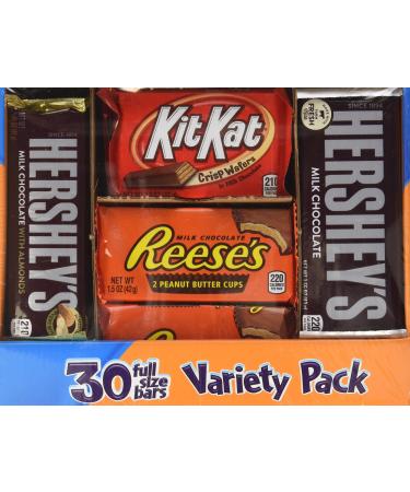 Hershey's Chocolate Variety Pack, 2.81-Pound 45 Ounce (Pack of 12)