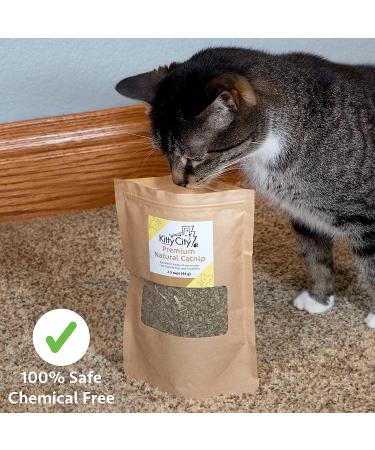 Kitty City Premium Natural Catnip - Catnip Bag for Cats | 100% Organic Catnip - Buy Online on SooperMarket.com