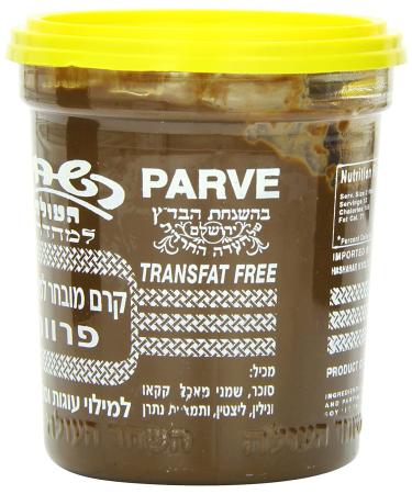 Hashachar Parve Chocolate Spread 16oz - Pack of 6 | Delicious Dairy-Free Spread - Buy Online on SooperMarket.com