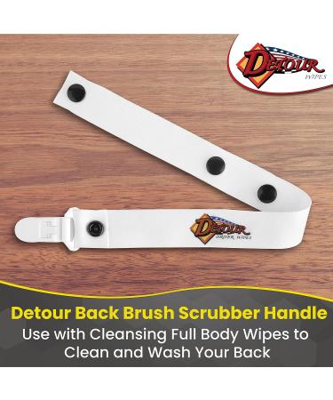 Detour Back Brush Scrubber Handle for Effective Back Cleansing with Body Wipes - Buy Online on SooperMarket.com