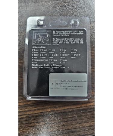 Premium Ceramic Blades for Dog Hair Cutters - Moser 45-50 Heiniger Andis Easter A5 KM10 - Size 40# 0.25mm (2 Pieces) - Buy Online on SooperMarket.com