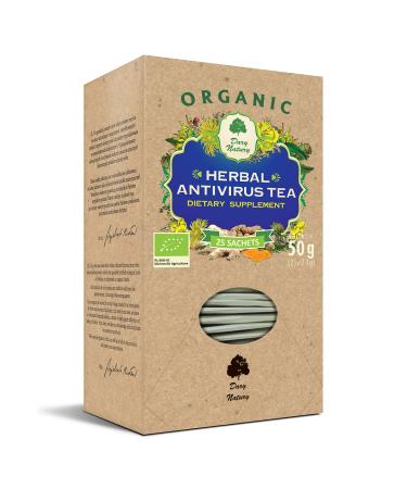 Organic Herbal tea Antivirus Tea bags 25x2g Organic Farming Product with Elecampane root ginger turmeric iceland lichen Body Regeneration Boost Immune System Natural Detox
